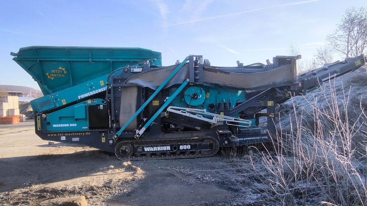 Powerscreen Siebmaschine Warrior 800 